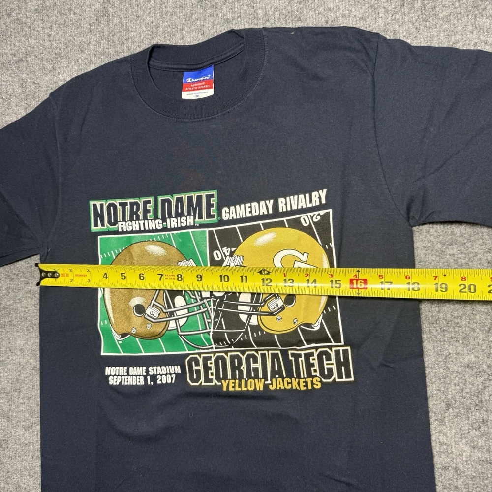 Gameday Rivalry Champion 2007 Navy T-shirt Size Medium - Picture 3 of 5